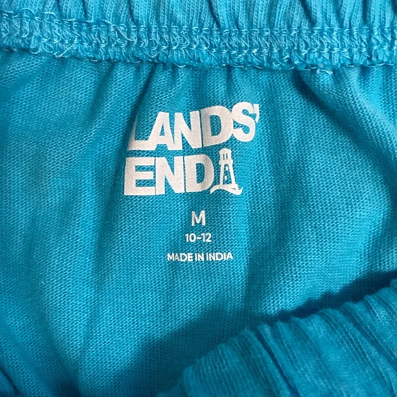 Land's End Off the Shoulder Ruffle Hem Swim Cover-up Dress with Pockets! - Picture 4 of 7